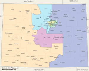 Colorado Congressional Districts Colorado Congressional Districts
